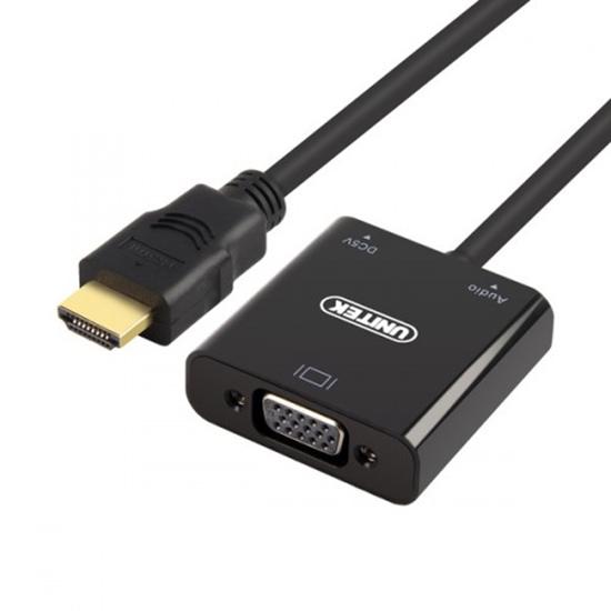 Picture of Adapter HDMI to VGA + AUDIO; Y-6333 