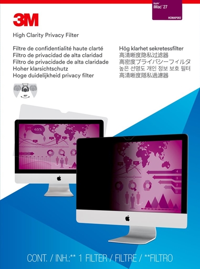 Picture of 3M HCMAP002 Privacy Filter High Clarity for Apple iMac 27