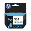 Picture of HP 304 Tri-color Ink Cartridge, 100 pages, for HP DeskJet 2620,2630,2632,2633,3720,3730,3732,3735
