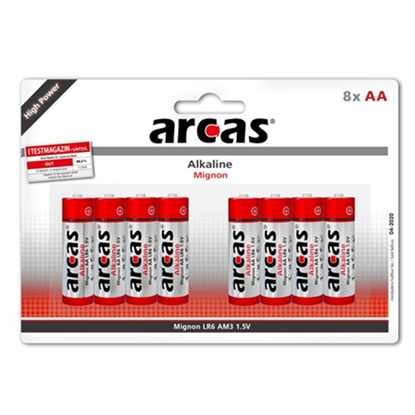 Изображение Arcas | AA/LR6 | Alkaline | 8 pc(s)