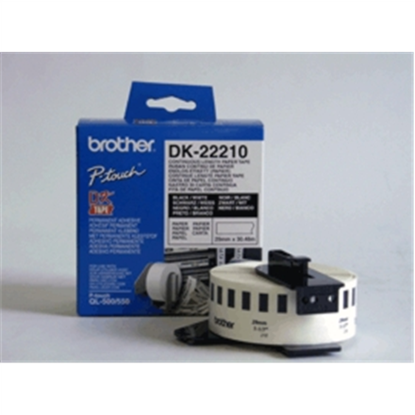 Attēls no Brother Continuous Paper Tape white, 30,48 m x 29 mm  DK-22210
