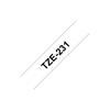 Picture of Brother labelling tape TZE-231 white/black   12 mm