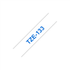 Picture of Brother labelling tape TZE-133 clear/blue 12 mm