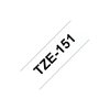 Изображение Brother labelling tape TZE-151 black on transparent    24 mm