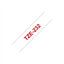 Picture of Brother labelling tape TZE-232 white/red 12 mm