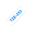 Picture of Brother labelling tape TZE-253 white/blue 24 mm