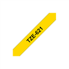 Picture of Brother labelling tape TZE-621 yellow/black 9 mm