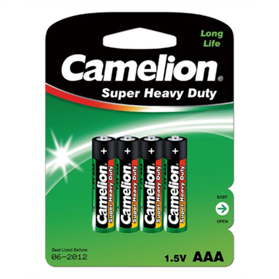 Picture of Camelion | AAA/LR03 | Super Heavy Duty | 4 pc(s) | R03P-BP4G