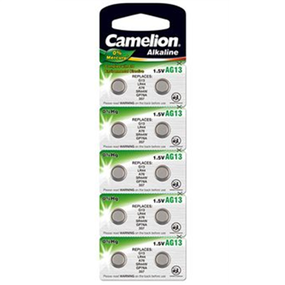Picture of Camelion | AG13/LR44/357 | Alkaline Buutoncell | 10 pc(s)