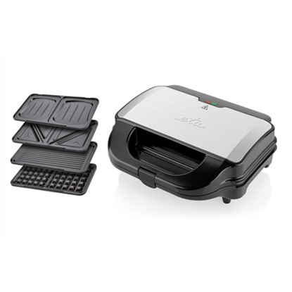 Picture of ETA | Sorento ETA315190010 | Sandwich maker | 900 W | Number of plates 4 | Number of pastry 2 | Black/Stainless steel