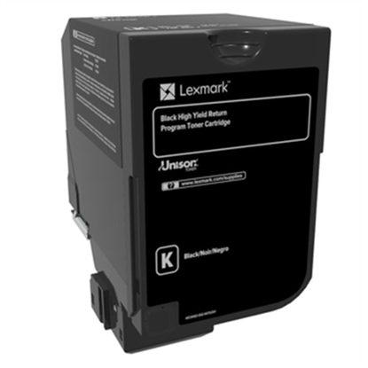Picture of Lexmark 74C2HK0 toner cartridge 1 pc(s) Original Black