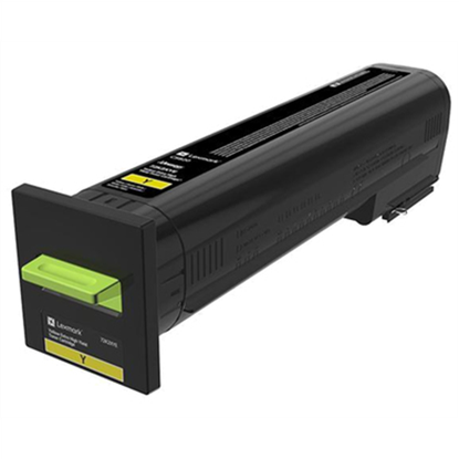 Picture of Lexmark 72K2XYE toner cartridge 1 pc(s) Original Yellow