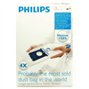 Изображение Philips s-bag Vacuum cleaner bags FC8021/03 4 x dust bags One standard fits all 50% longer lifetime 15% more capacity