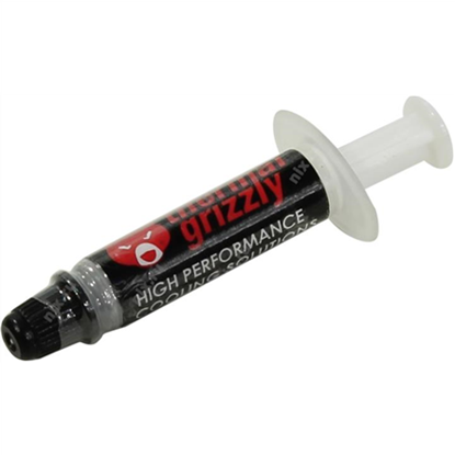 Attēls no Thermal Grizzly Thermal grease "Kryonaut" 1g universal, Thermal Conductivity: 12,5 W/mk * Thermal Resistance: 0,0032 K/W * Electrical Conductivity: 0 pS/m * Viscosity : 130-170 Pas * Specific Weight :