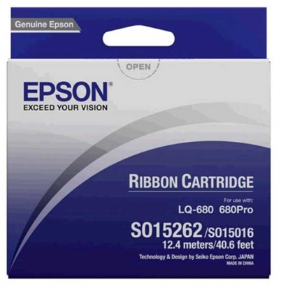 Attēls no Epson Ribbon Cartridge  S 015262 black