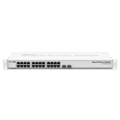 Picture of NET SWITCH 24PORT 1000M 2SFP+/CSS326-24G-2S+RM MIKROTIK