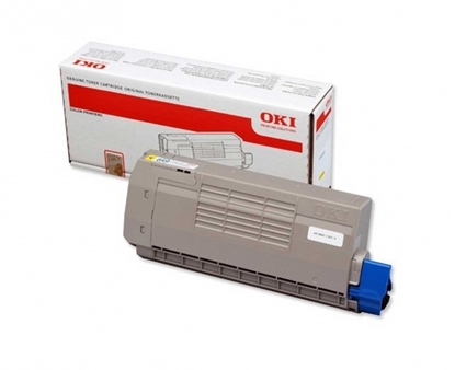 Picture of OKI Yellow Toner Cartridge Original