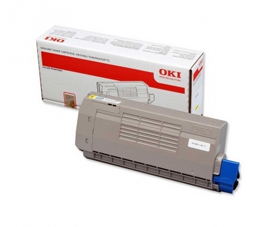 Picture of OKI Yellow Toner Cartridge Original