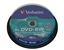 Attēls no 1x10 Verbatim DVD-RW 4,7GB 4x Speed, matte silver Cakebox