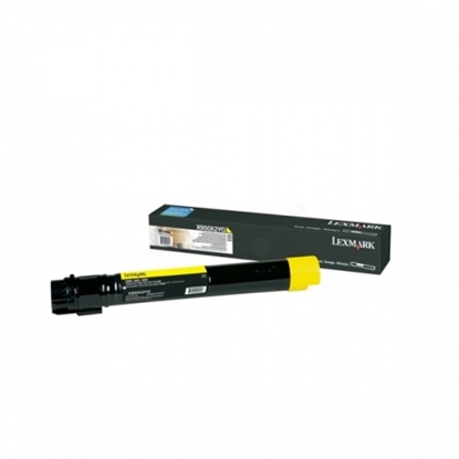 Picture of Lexmark X950X2YG toner cartridge 1 pc(s) Original Yellow
