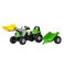 Attēls no Bērnu traktors ar pedāļiem rollyKid Deutz ar kausu un piekabi (2,5-5 gadiem) 023196 Vācija