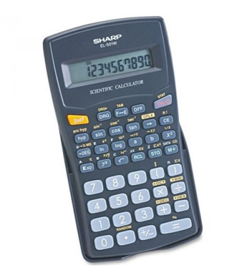 Изображение Elektroniskais kalkulators SHARP EL-501W-BK