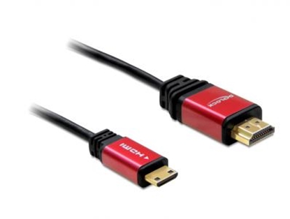 Attēls no Delock Cable High Speed HDMI with Ethernet A-male  mini C-male 5 m
