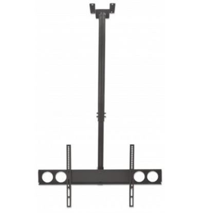 Picture of Manhattan TV & Monitor Mount, Ceiling, 1 screen, Screen Sizes: 37-75", Height: 105-156 cm, Black, VESA 200x200 to 800x400mm, Max 50kg, LFD, Lifetime Warranty