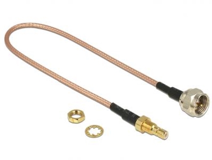 Изображение Antenna cable F plug  SMB jack Bulkhead RG-316 25 cm