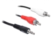 Изображение Cable Audio 3.5 mm stereo jack male  2 x RCA male 3 m