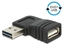 Изображение Delock Adapter EASY-USB 2.0-A male > USB 2.0-A female angled left / right