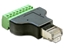 Picture of Delock Adapter RJ45 male  Terminal Block 8 pin 2-parts