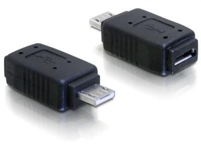 Attēls no Delock Adapter USB micro-A+B female to USB micro A-male