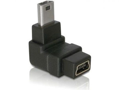 Attēls no Delock Adapter USB-B mini 5pin malefemale 90angled
