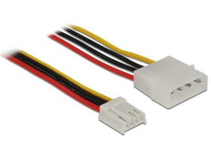 Изображение Delock Cable Power 4 pin male  4 pin floppy female 40 cm