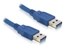 Изображение Delock Cable USB 3.0 type A male  USB 3.0 type A male 0.5 m blue