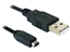 Attēls no Delock Cable USB-B mini 4pin Hirose  USB-A 1,5m male-male