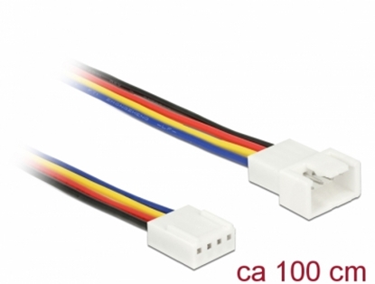 Attēls no Delock Extension Cable PWM Fan Connection 4 Pin 100 cm