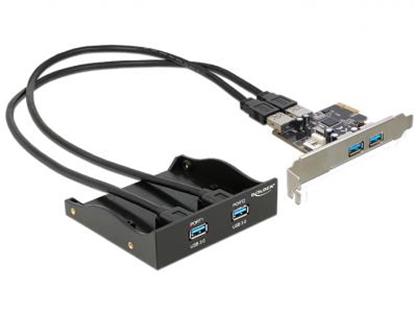 Изображение Delock Front Panel 2 x USB 3.0 + PCI Express Card 2 x USB 3.0