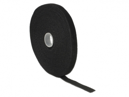 Изображение Delock Hook-and-loop tape on roll L 10 m x W 13 mm black