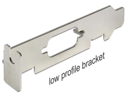 Picture of Delock Low Profile Slot Bracket with SUB-D 9 opening