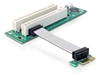 Picture of Delock Riser card PCI Express x1  2 x PCI 32 Bit 5 V with flexible cable 9 cm left insertion