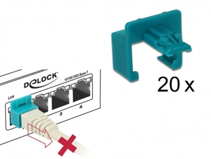 Изображение Delock RJ45 Secure Clip Starter Set 20 pieces