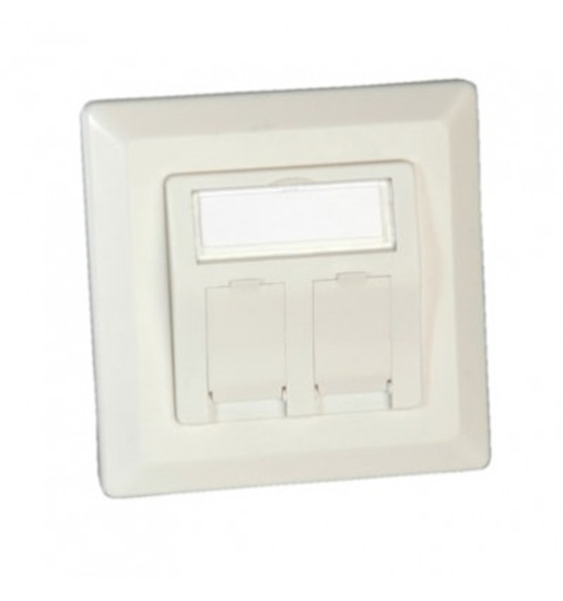 Picture of Flush Mount Wall Oulet for Keystones, 2-port