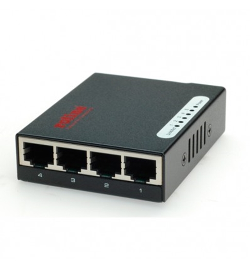 Изображение ROLINE Fast Ethernet Switch, Pocket, 5 Ports