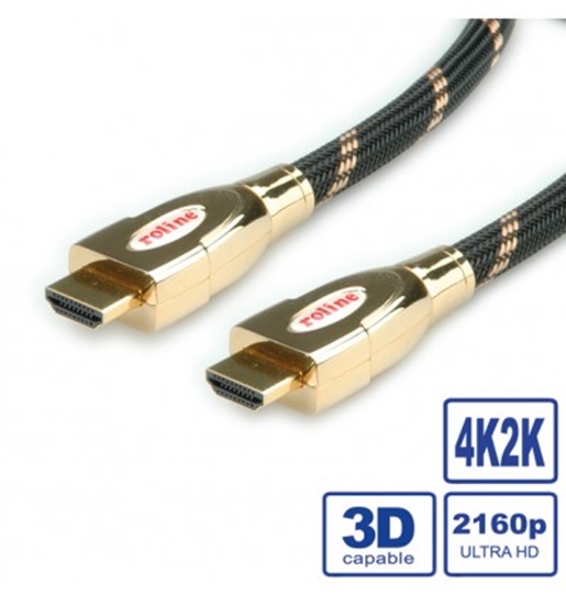 Picture of ROLINE GOLD HDMI Ultra HD Cable + Ethernet, M/M, 3 m