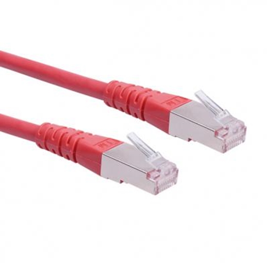 Picture of ROLINE S/FTP (PiMF) Patch Cord, Cat.6, red 10.0m