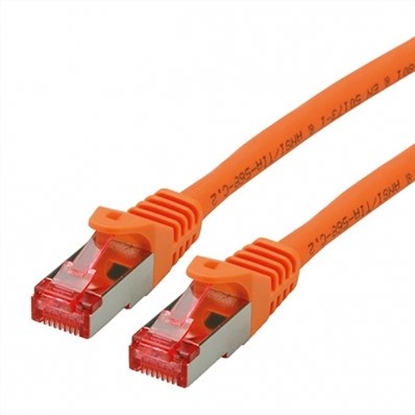 Изображение ROLINE S/FTP Patch Cord Cat.6 Component Level, LSOH, orange, 0.5 m