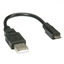 Изображение ROLINE USB 2.0 Cable, A - Micro B, M/M, 0.15 m