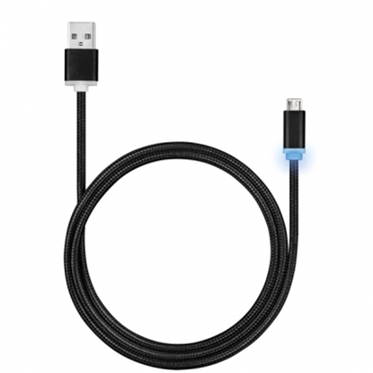 Attēls no ROLINE USB 2.0 LED Charging Cable, A - Micro B, M/M, 1.0 m